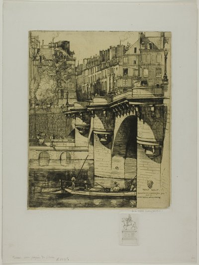 Pont Neuf, Paryż autorstwa Donald Shaw MacLaughlan
