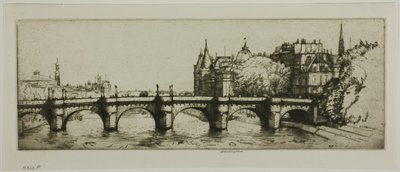 Pont Neuf, Paryż autorstwa Donald Shaw MacLaughlan