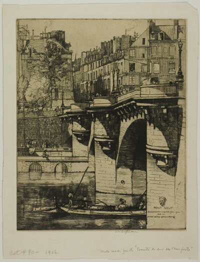 Pont Neuf, Paryż autorstwa Donald Shaw MacLaughlan