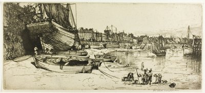Port Boulogne-sur-Mer autorstwa Donald Shaw MacLaughlan