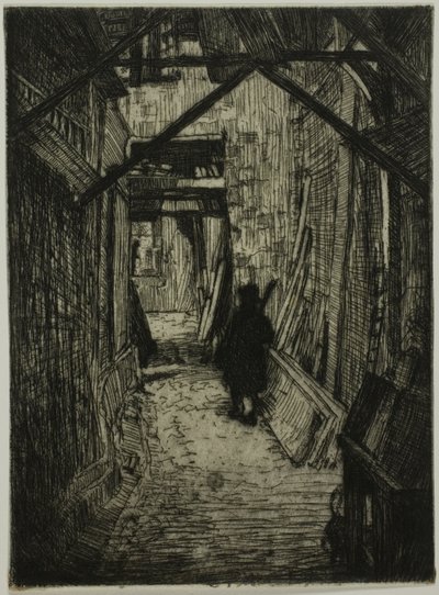 Przejście, Rouen autorstwa Donald Shaw MacLaughlan