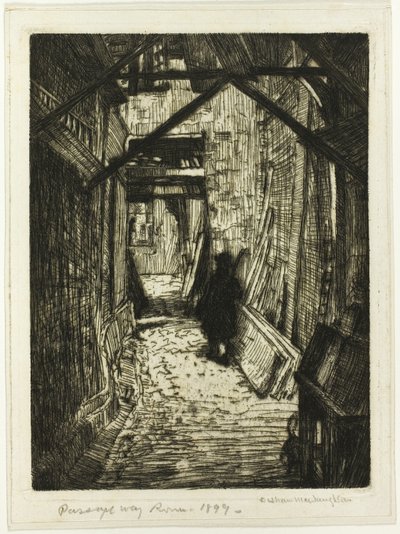 Przejście, Rouen autorstwa Donald Shaw MacLaughlan
