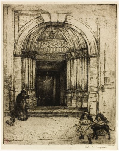 Portal St. Germain-des-Pres autorstwa Donald Shaw MacLaughlan