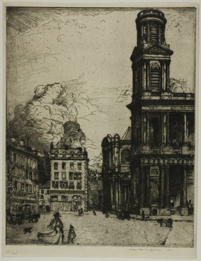 Saint Sulpice, Paryż: Wielka Wieża autorstwa Donald Shaw MacLaughlan