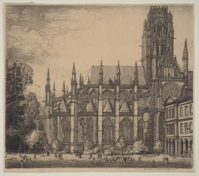 Saint-Ouen, Rouen autorstwa Donald Shaw MacLaughlan