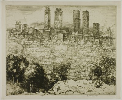 Miasto Wież autorstwa Donald Shaw MacLaughlan