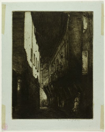 Via San Vitale, Bolonia autorstwa Donald Shaw MacLaughlan
