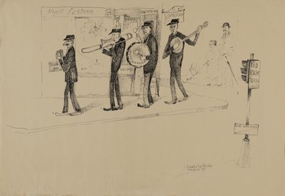 Peddlers lub The Marching Band autorstwa Donatella Merlo