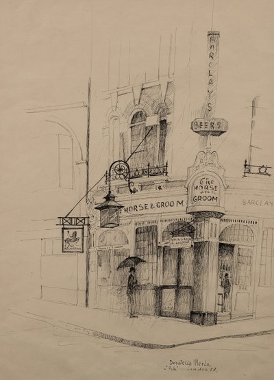 Pub, Londyn autorstwa Donatella Merlo