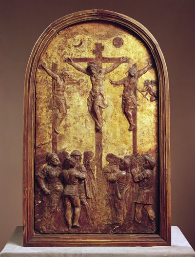 Ukrzyżowanie, 3. ćw. XV w. lub XIX w. papier maché autorstwa Donatello