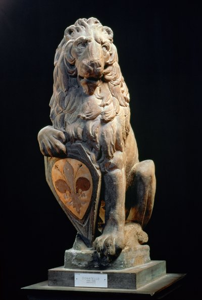 Lew heraldyczny, 1420 (marmur) autorstwa Donatello