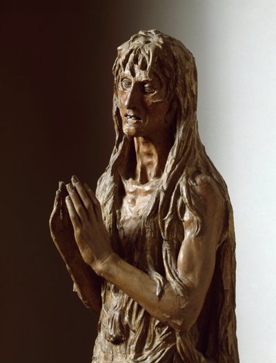 Maria Magdalena. Rzeźba z drewna polichromowanego autorstwa Donatello