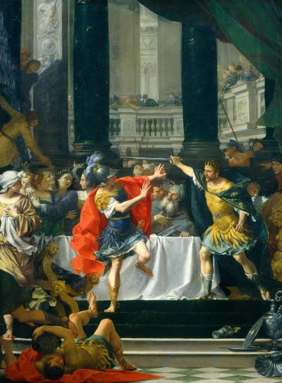 Aleksander Wielki Zagrożony przez Ojca, prawdopodobnie 17001705. autorstwa Donato Creti