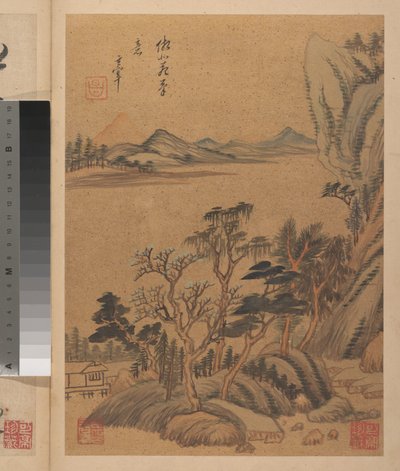 Landschaften und Gedichte autorstwa Dong Qichang