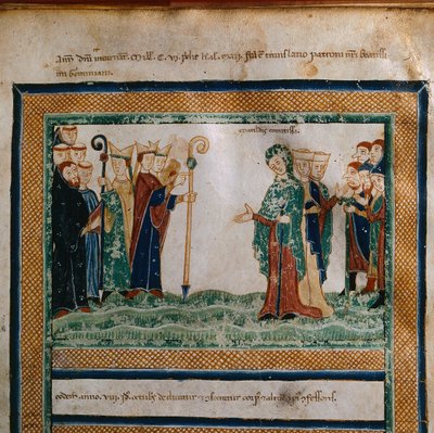 Matylda z Toskanii Od: Vita Mathildis di Donizone di Canossa, Między 1111 a 1115 autorstwa Donizone di Canossa
