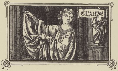 Elaine autorstwa Dora Curtis