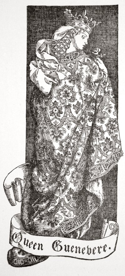 „Królowa Gienevera”, 1905. autorstwa Dora Curtis