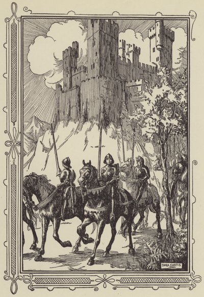Sir Galahad w opactwie autorstwa Dora Curtis