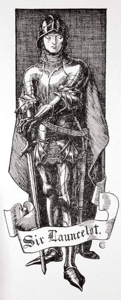„Sir Launcelot”, 1905. autorstwa Dora Curtis