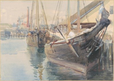 Statki w Doku autorstwa Dora Louise Murdoch