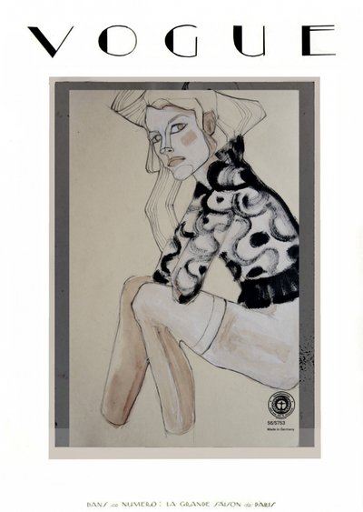 Elegancka ilustracja modowa autorstwa Doris Schmitz
