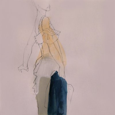 Elegancki szkic modowy autorstwa Doris Schmitz