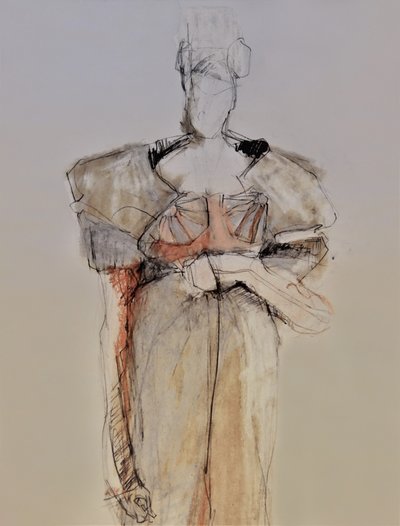 Elegancki szkic modowy autorstwa Doris Schmitz