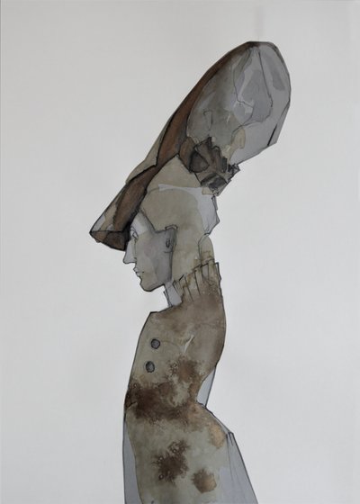 Elegancki profil sylwetki autorstwa Doris Schmitz