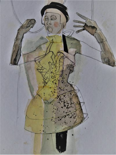 Wyrazista figurka modowa autorstwa Doris Schmitz