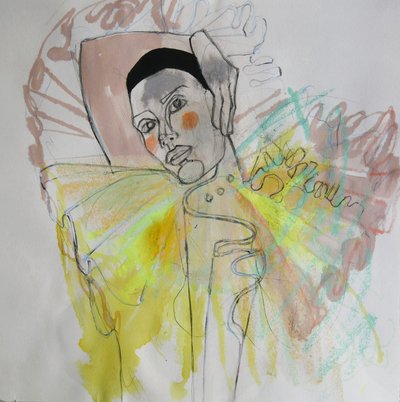 Wyrazisty portret kobiety autorstwa Doris Schmitz