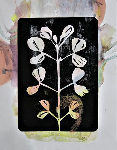 Pastelowe studium botaniczne autorstwa Doris Schmitz