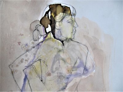 Portret pastelowy autorstwa Doris Schmitz