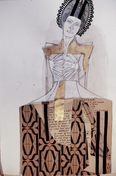 Szkieletowa figurka modowa autorstwa Doris Schmitz
