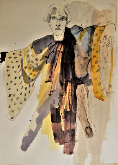 Stylizowany portret modowy autorstwa Doris Schmitz