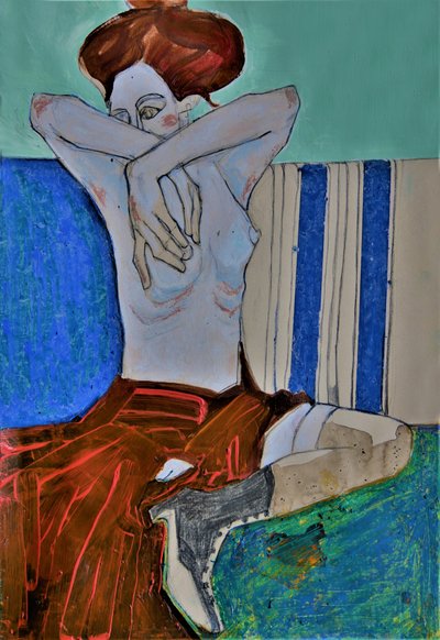Hołd dla Egona Schiele autorstwa Doris Schmitz