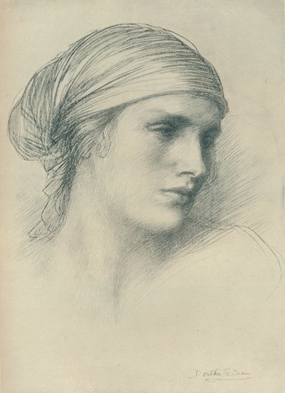 Studium Głowy, c1916 autorstwa Dorothea Landau