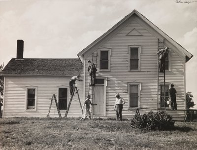 Gospodarstwo rodzinne, Nebraska autorstwa Dorothea Lange