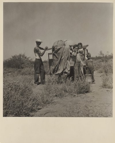 Transients, Nowy Meksyk autorstwa Dorothea Lange