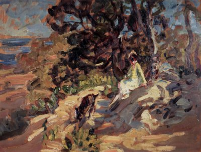 Odpoczynek (olej na płótnie) autorstwa Dorothea Sharp