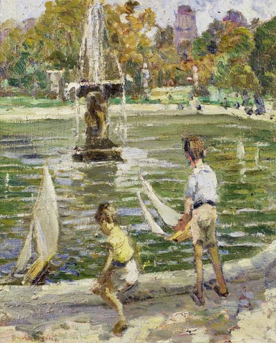 Żaglówki w Hyde Parku autorstwa Dorothea Sharp