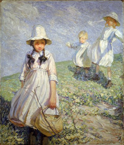 The Primrose Way (olej na płótnie) autorstwa Dorothea Sharp