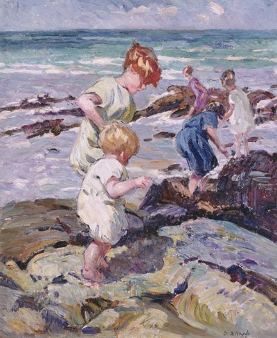 Młodzi odkrywcy (olej na płótnie) autorstwa Dorothea Sharp