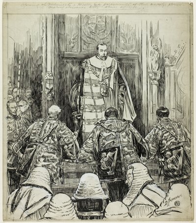 Otwarcie parlamentu pod rządami Edwarda VII autorstwa Douglas Macpherson