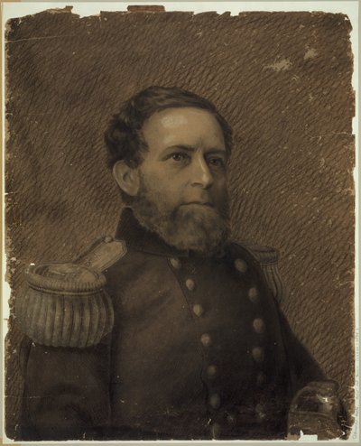 Admirał Andrew H. Foote, portret głowy i ramion, w mundurze wojskowym Abstrakcyjny/średni autorstwa Drawings