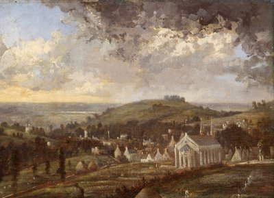 Stroud i Severn, Gloucestershire autorstwa Désiré Delaplace-Gérardin