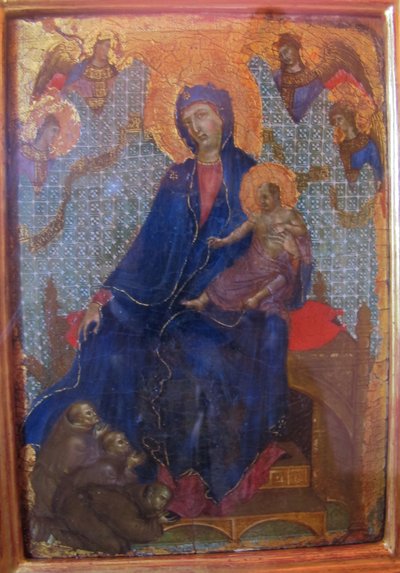 Duccio di buoninsegna, Madonna franciszkańska 02 autorstwa Duccio di Buoninsegna