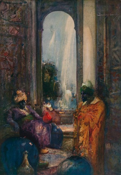 „Wizja Wschodu – Etap V”, ok. 1920 r. autorstwa Dudley Hardy