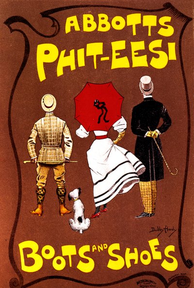 Buty i buty Abbotts Phit-Eesi, c1887-1922 r autorstwa Dudley Hardy