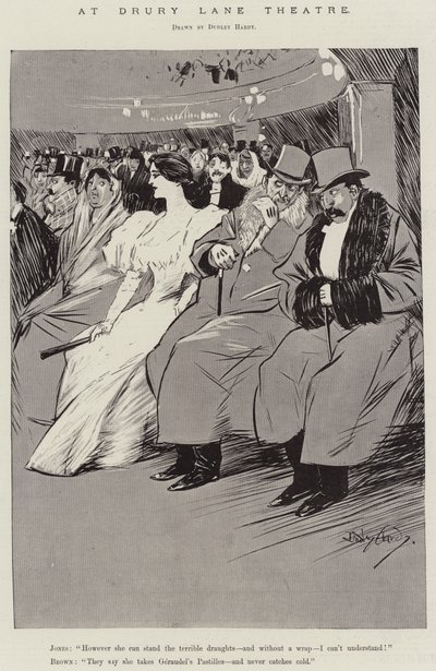 Reklama, Pastylki Geraudela autorstwa Dudley Hardy