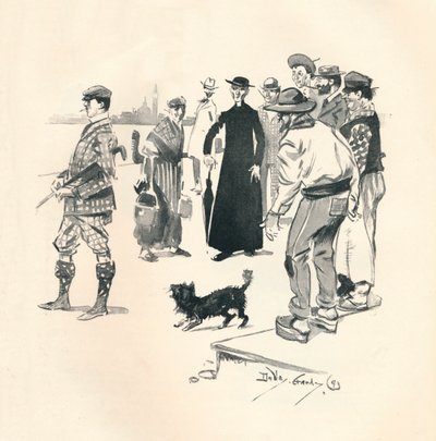 Knickerbockers w Wenecji, 1893, 1894 autorstwa Dudley Hardy